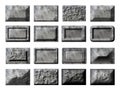 Background and texture collection of stone bricks