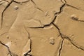 Background texture of cracks in clayey soils Royalty Free Stock Photo