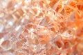 background texture crystals in color peach fuzz Royalty Free Stock Photo