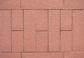 Background and texture decorative red brick wall Royalty Free Stock Photo