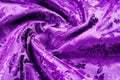 background texture fabric silk dark lilac with a pattern With th Royalty Free Stock Photo