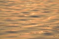 Background Texture of flowing Ganges river waters at sunrise Royalty Free Stock Photo