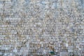 Texture of an old and ancient stone wall Royalty Free Stock Photo