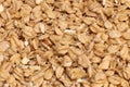 Background, texture of granola with oatmeal with nuts and fruits. Selective Focus Royalty Free Stock Photo