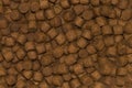 Background, texture of granulated animal feed. Royalty Free Stock Photo