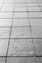 Background. Texture of gray square paving tiles on the entire frame. Vertical frame Royalty Free Stock Photo