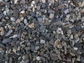 Background Texture of Pebbles Lit by Warm Evening Light