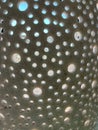 background texture holes in ceramics Royalty Free Stock Photo