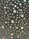 background texture holes in ceramics Royalty Free Stock Photo