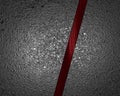 Background texture of an iron with a red cut. Template for design. copy space for ad brochure or announcement invitation Royalty Free Stock Photo