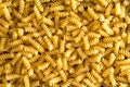 Background texture of Italian rotini pasta Royalty Free Stock Photo