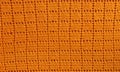 Background texture of knitted orange squares for the desktop Royalty Free Stock Photo