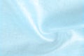 background texture, linen cloth of blue sky with metallic luster Royalty Free Stock Photo