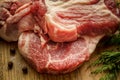 Background texture of marbled meat Royalty Free Stock Photo