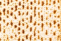 Background texture matzah, unleavened bread. Matzo top view Royalty Free Stock Photo