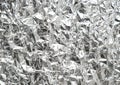 Silver, glitter, aluminum foil texture background for design Royalty Free Stock Photo