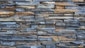 Background and texture of multicolor cladding stone slate wall in loft style Royalty Free Stock Photo