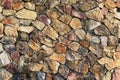 Background texture of natural cracked rock stone wall Royalty Free Stock Photo