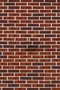 Background texture of old Victorian bricks and mortar. Dark red bricks wall with white seam. new brick wall texture Royalty Free Stock Photo