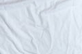 Texture of old white dirty Wrinkle shirt