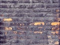 Background texture pattern old brick wall dark grey color Royalty Free Stock Photo