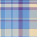 Background texture pattern of textile check vector with a seamless tartan plaid fabric