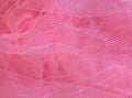 Background texture of pink mosquito net fabric Royalty Free Stock Photo