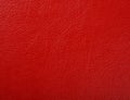 Background texture of red natural leather Royalty Free Stock Photo