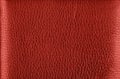 Background texture of red natural leather grain Royalty Free Stock Photo