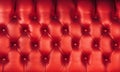 Red leather capitone background texture