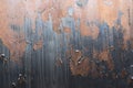 Background texture of scratched rusted steel Royalty Free Stock Photo