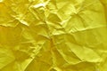 Background and texture of a sheet of yellow paper. Royalty Free Stock Photo