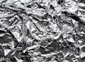 Background texture of shiny aluminum foil Royalty Free Stock Photo