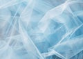 Blue tulle background Royalty Free Stock Photo