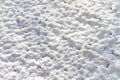 Background texture of snow on uneven ground Royalty Free Stock Photo