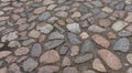 Background texture of stone wall. pavement