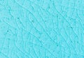 Background and texture of stretch marks cracked on blue glazed tile Royalty Free Stock Photo