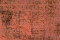 Background, texture: primed metal plate with rust spots Royalty Free Stock Photo