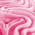 Background texture of swirling pink ice cream