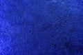 Background texture of a textured wall in blue. Stylized textural banner with space for text.