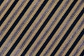 Background texture of velvet. Striped fabric texture background in gray and black color. Material with small stripes