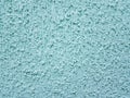 background texture, wall with plaster and paint blue green Royalty Free Stock Photo