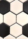 Background, texture, wall tiles black and white mosaic Royalty Free Stock Photo