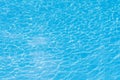 Background with the texture of the water in the pool of blue color that sparkles and sparkles in the sun. Concept texture, backgro Royalty Free Stock Photo