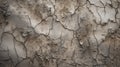 Background Texture Weathered Concrete Strong Cracks Aged Surface Generative AI