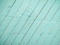 Background texture of wooden planks obliquely, painted in light blue Royalty Free Stock Photo