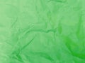 Background texture, wrinkled paper green Royalty Free Stock Photo