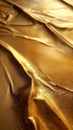 Background of textured gold paper exudes elegance and refinement