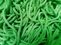 Background textured green rope. Often used for various  handicraft and other purposes Royalty Free Stock Photo