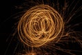 Light trail long exposure shot of fireworks background texture